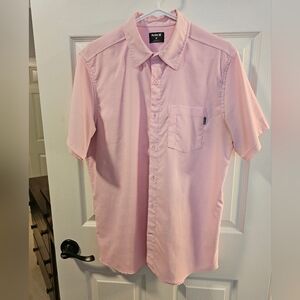 Like New Men's Hurley Stretch Button Up Short Sleeve, Medium